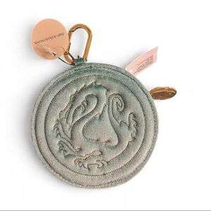 NWT Bath and Body Works Mulan Round Coin Purse with Gold Clip
